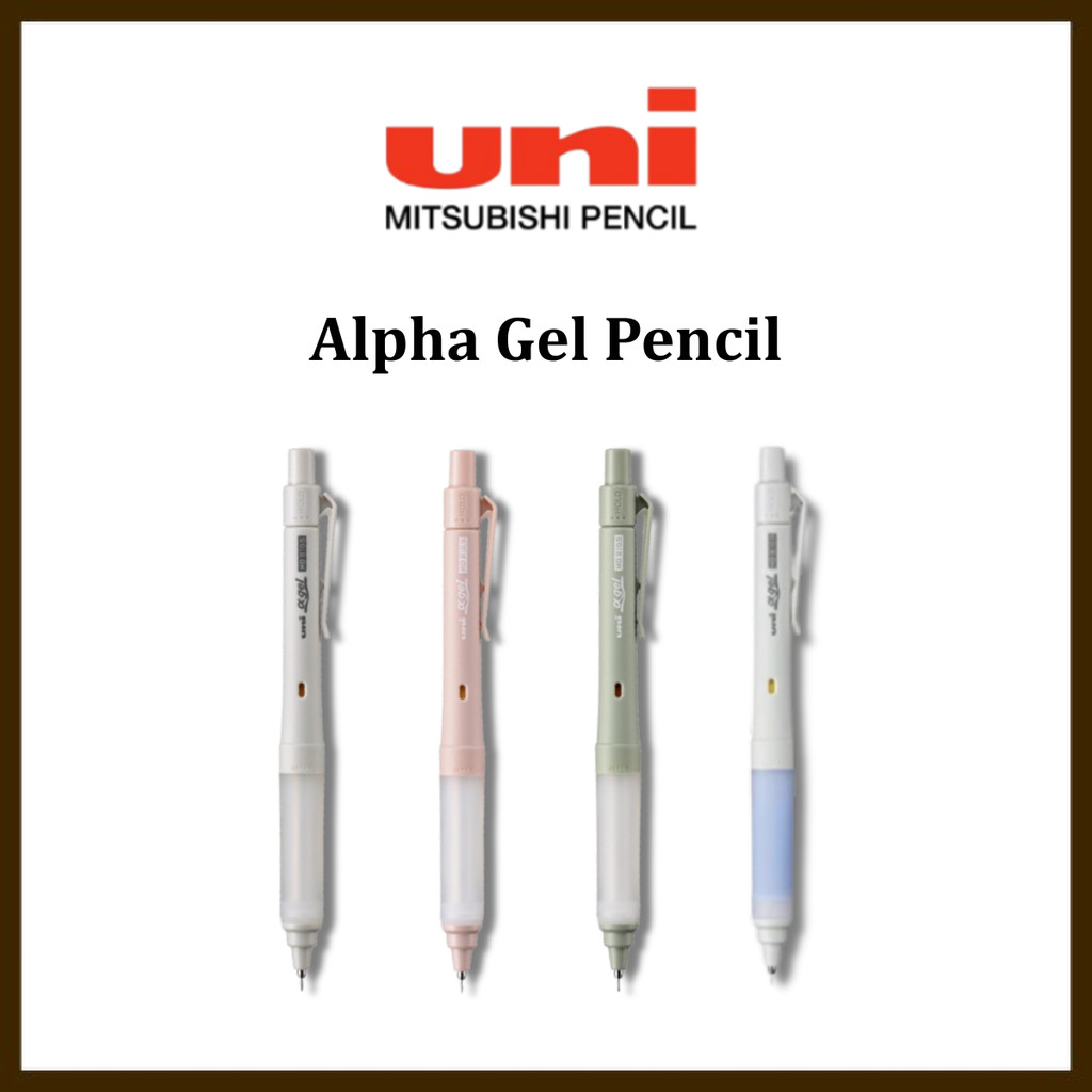 Mitsubishi Pencil Alpha Gel Switch Mechanical Pencil - Multiple Colors and Sizes