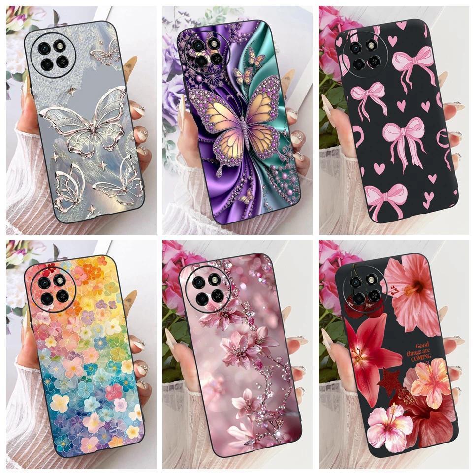 Dành Cho Itel S23 S665L / Itel S23 + S23 Plus Ốp Điện Thoại Hoa Butterflu Nhiều Màu Sắc Nữ Tính Vỏ S
