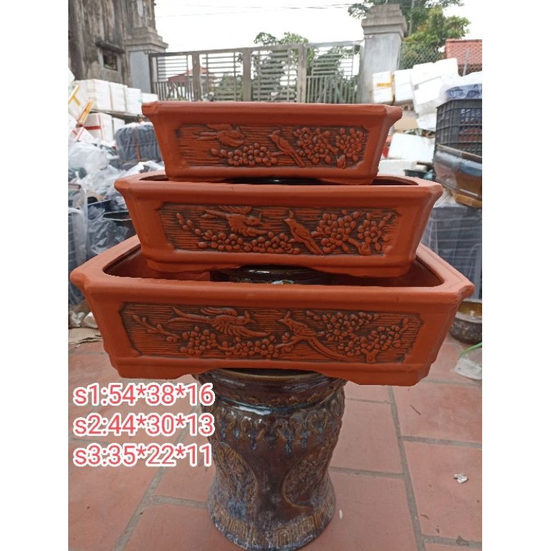 chậu chữ nhật cao cấp