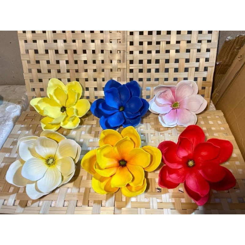 Hoa Mộc Lan việt, hoa xốp trang trí thaá bánh, tháp nước, decor tết,phụ kiện trang trí