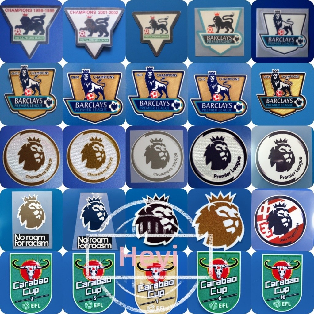 Mới Carabao Rắn FA Cup Decal - Thiết kế retro giải Ngoại Hạng Anh mùa '98-'99 đến '19-'20, màu vàng 
