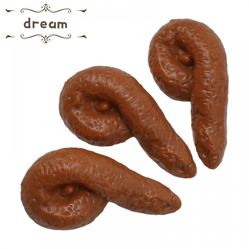 [dreamlife]Realistic Poop Fake Poop Funny Games Gift Joke Mischief Piece Set Turd