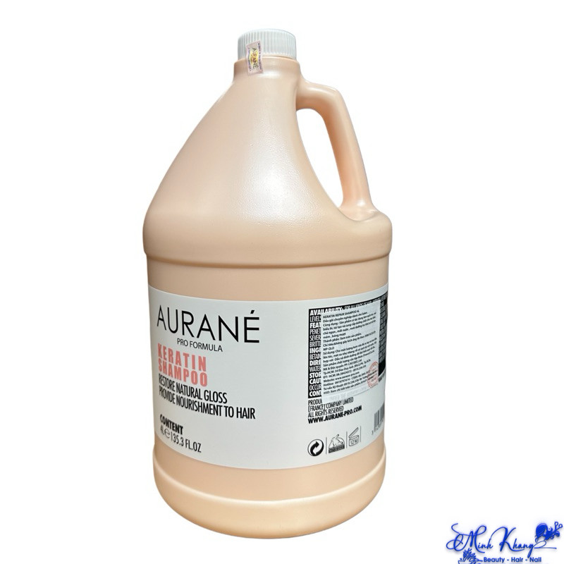 Dầu gội dưỡng ẩm mềm mượt tóc Aurane KERATIN Shampoo 4000ml [ MK ]