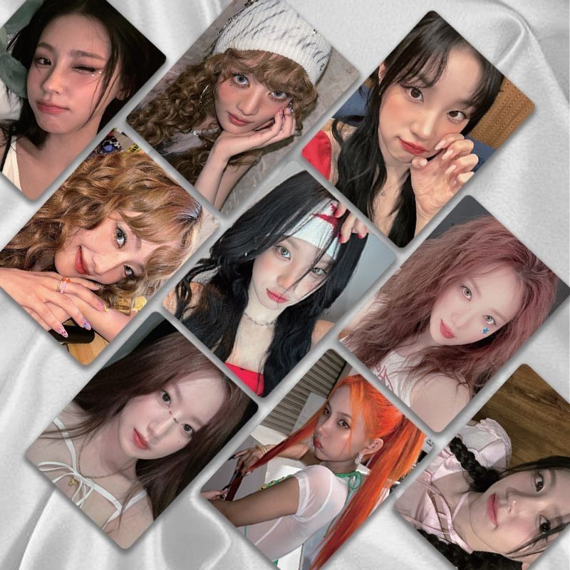 Bộ 50 Laser Photocards (G) I-DLE Song Yuqi Ye Shuhuatian Xiaojuan gidle Album Photocards lomo Cards 