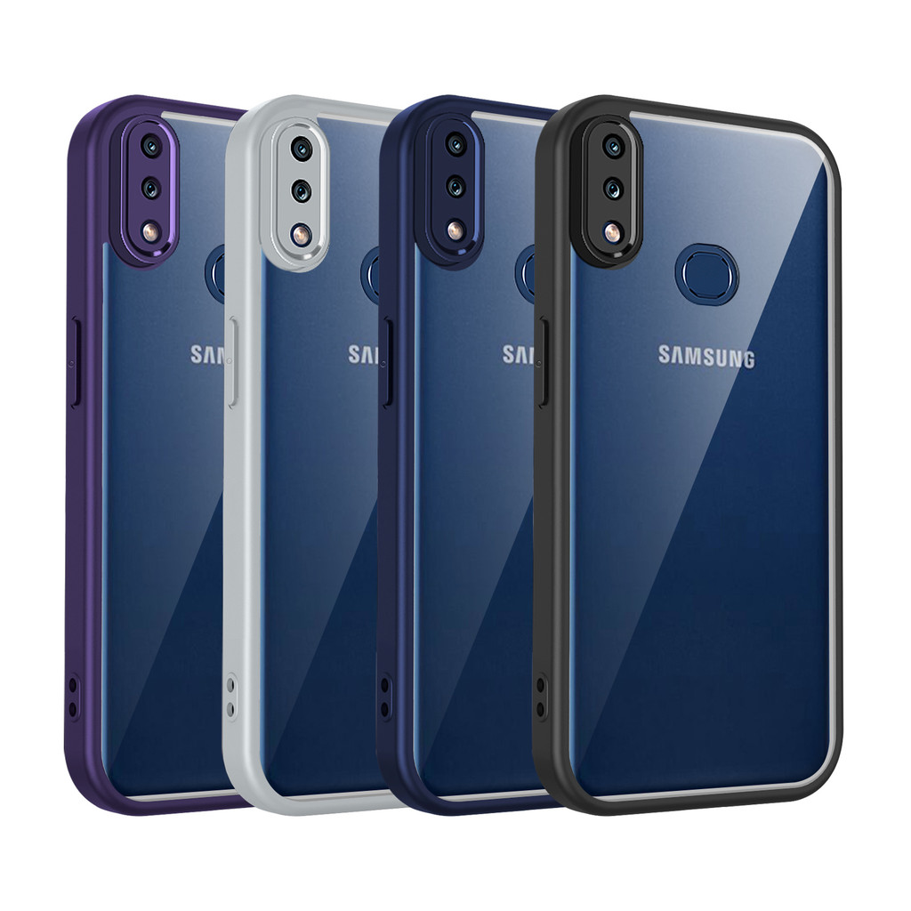 Ốp lưng Samsung A10S Vỏ trong suốt mờ sang trọng cho Ốp điện thoại Samsung Galaxy A10S