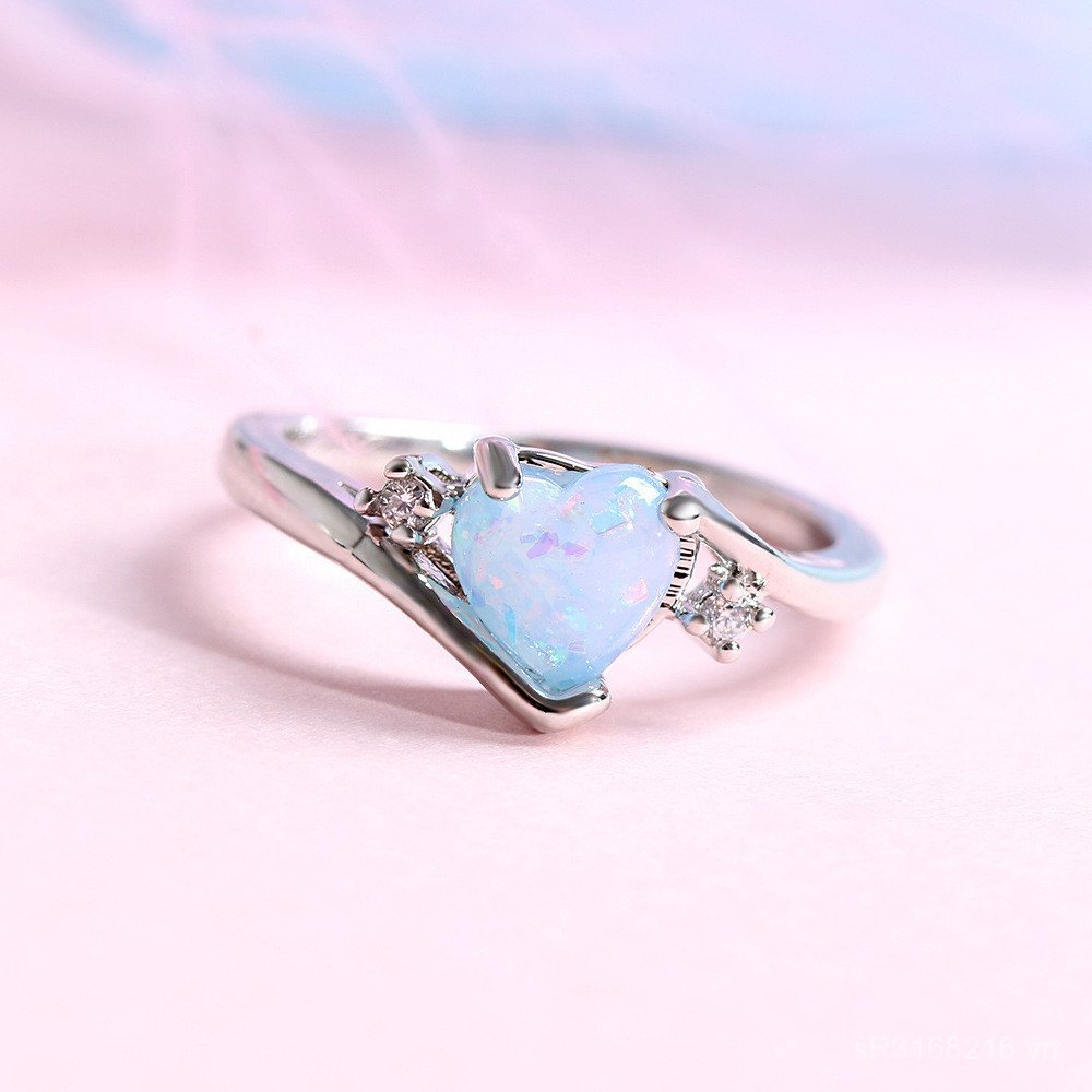Opal Bán Chạy Nhẫn Giao Hưởng Châu Âu Mỹ Opal Opal Nữ OZPN