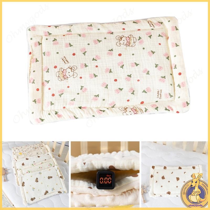 Soft Breathable Cotton Baby Pillow Ergonomic Infant Pillow for Comfortable Rest