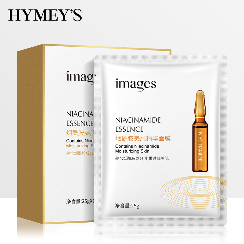 Image Beauty Niacinamide Mặt nạ tinh chất da Dưỡng ẩm lỗ chân lông Dưỡng ẩm Hyaluronic Acid Ampoule 