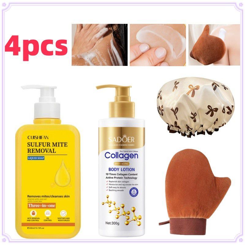 4 / 2 / 1 Cái CUISHIFAN Sữa Tắm Lưu huỳnh Làm Sạch Nhẹ Nhàng Hương Thơm Lâu Dài Lưu huỳnh Xà Phòng L