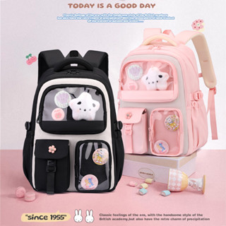  Balo nữ đi học cấp 2 3 đựng laptop vải denim cao cấp chống nước thời trang ulzzang hàn xinh 9868 