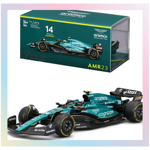 【Trực tiếp từ Nhật Bản】Mô hình xe hơi Bburago F1 2023 1/43 Series Signature Aston Martin AMR23#14 Fe