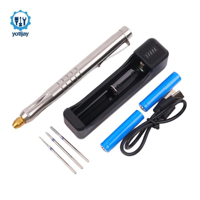 Yotijay Mini Khắc Bút Đồ Thủ Công Khắc Điện Etcher Cho Đá Gỗ Kim Loại