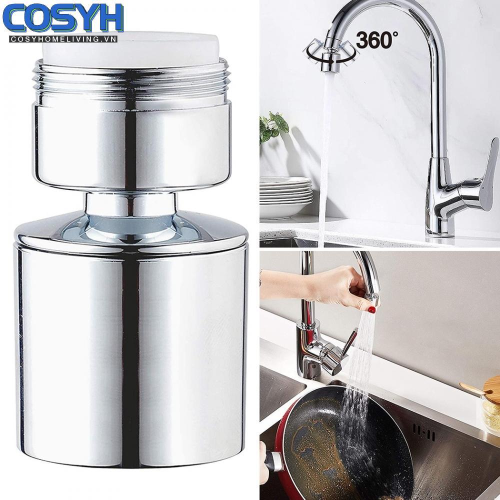 <cosyh>Water Faucet Aerator Swivel Adapter Faucet Filter Kitchen Professional