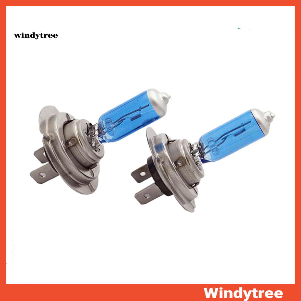 [W & T] 2 Chiếc 55W 12V H7 6000K Xe Xenon Halogen Đèn Pha Bóng Trắng Siêu Sáng
