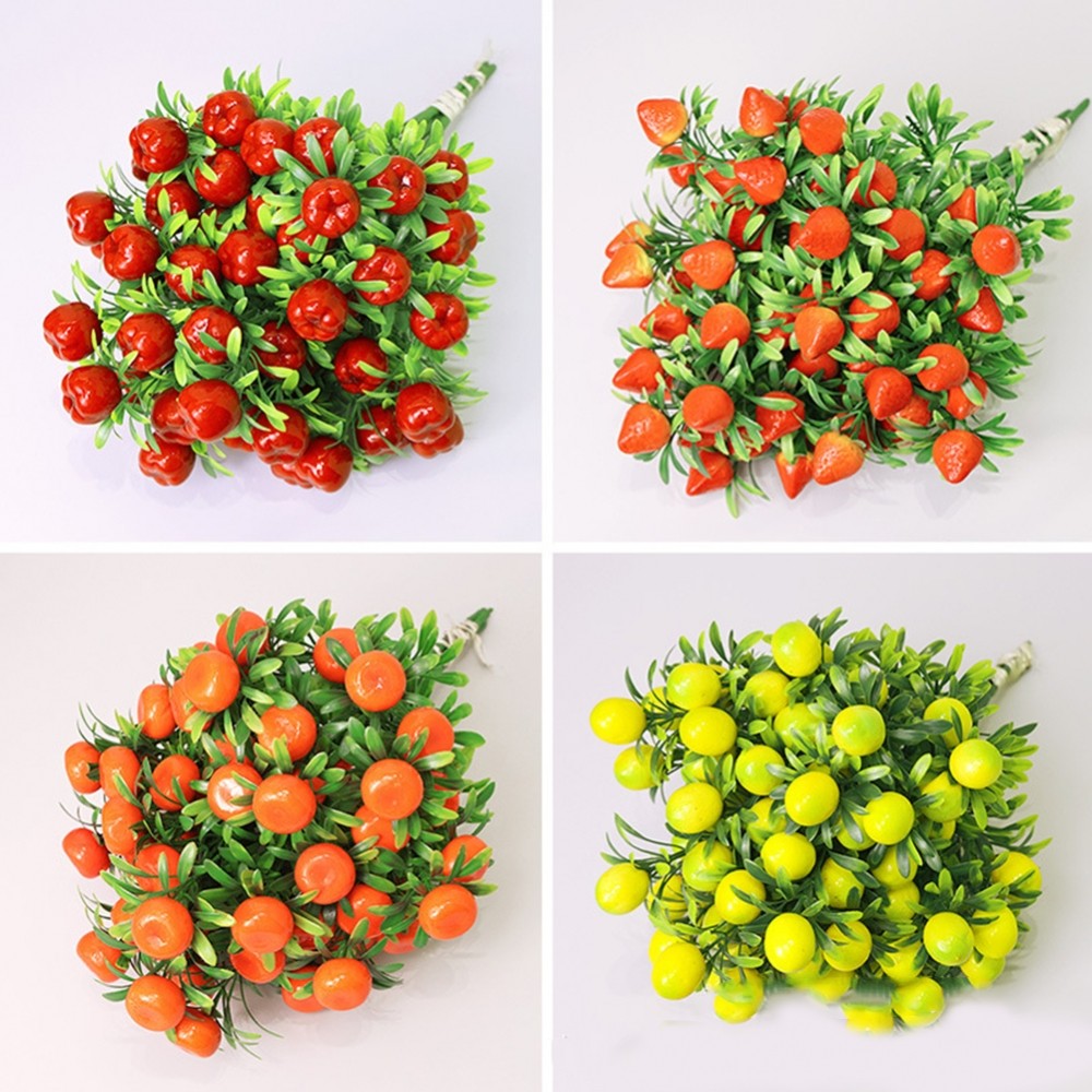 [NISO]7-forked Fruit Artificial Fruit Cutting Foam Fruit Fortune Fruit High Quality