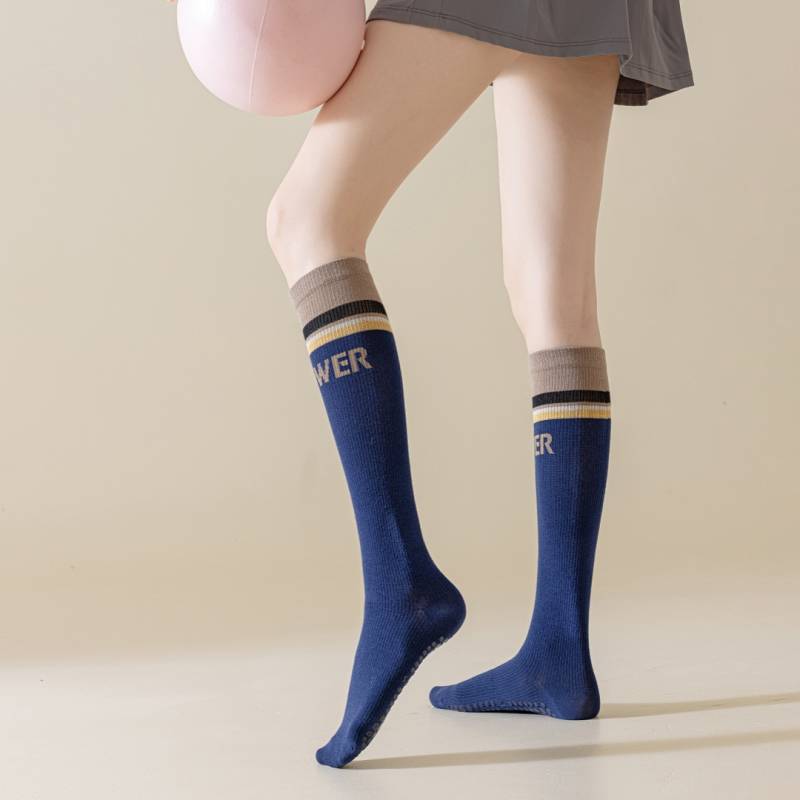 Compression Stockings Thin Leg Silicone Bottom Calf Socks Female Pilates Professional Yoga Socks Leg