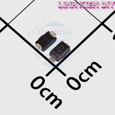 [50 Cái]- 1N4007W-A7 Diode Chỉnh Lưu 1A 1KV SOD-123 Linh Kiện DIY