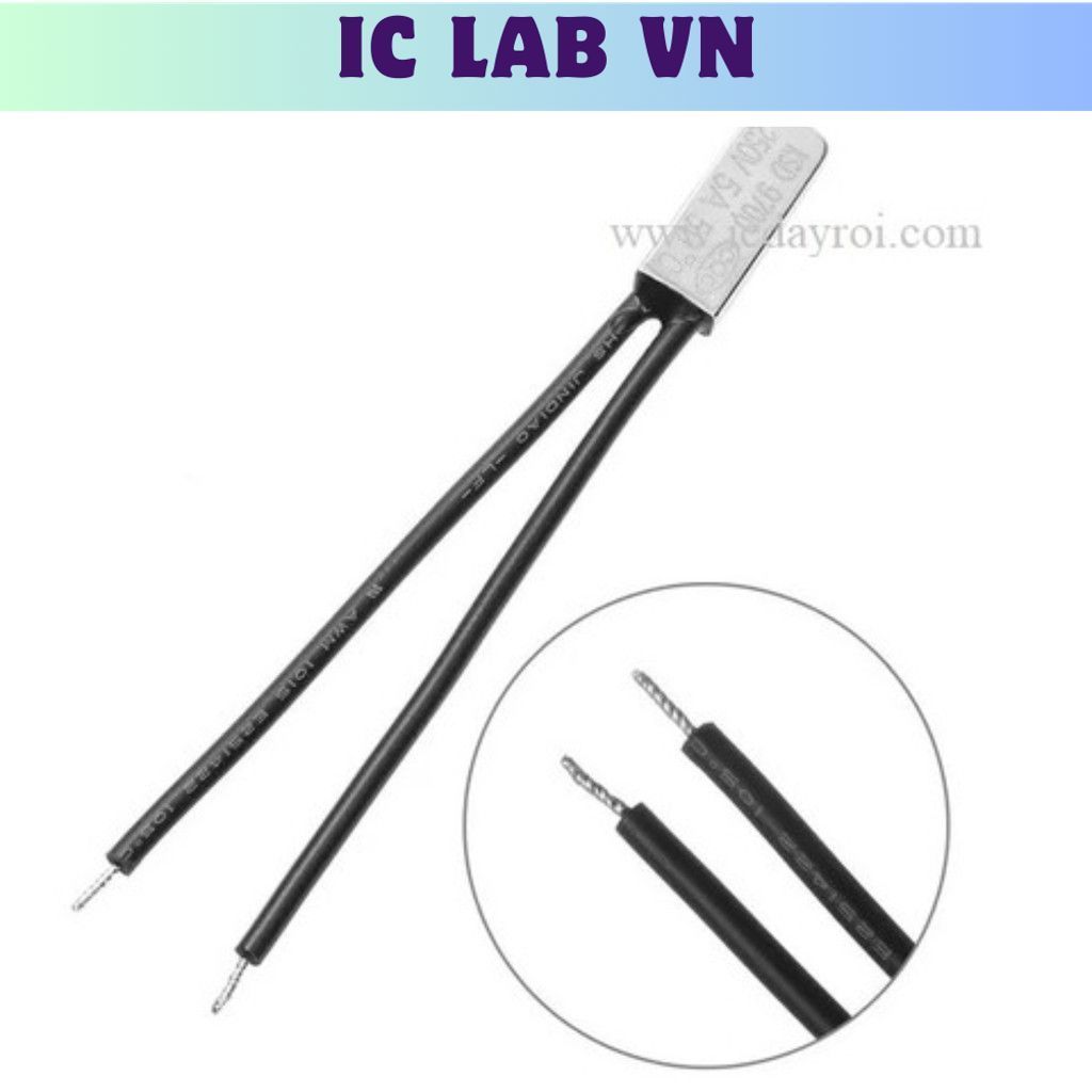 [3 Cái]- Công tắc nhiệt KSD9700 110 độ Ic Lab VN