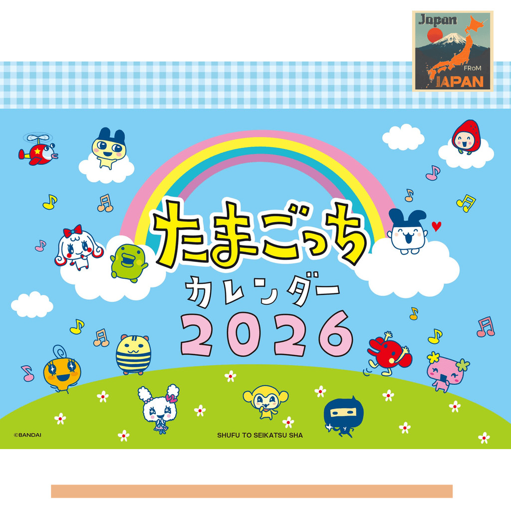 【Từ Nhật】2026 Lịch để bàn Tamagotchi