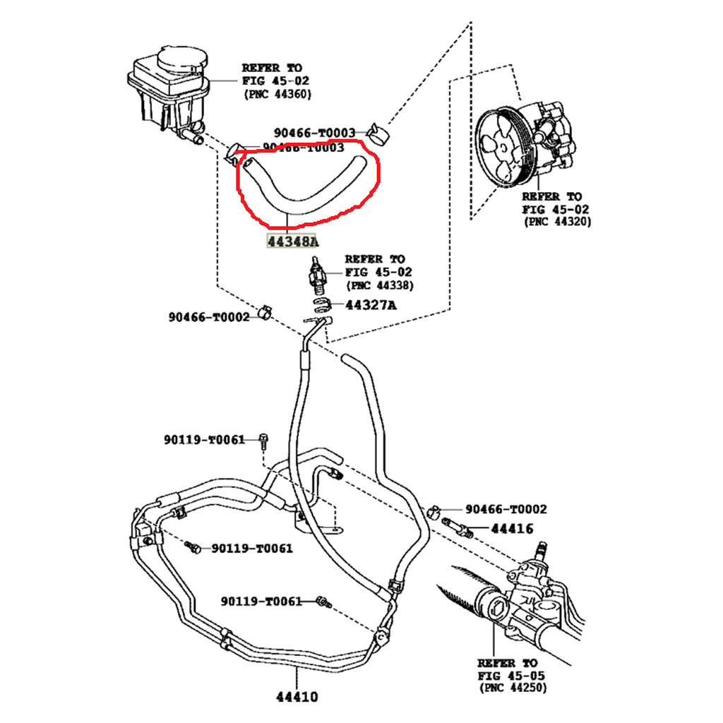 Ống điện TOYOTA FORTUNER TRD HILUX REVO INNOVA CRYSTA 2015- 2GD 2.4 1GD 2.8 Diesel