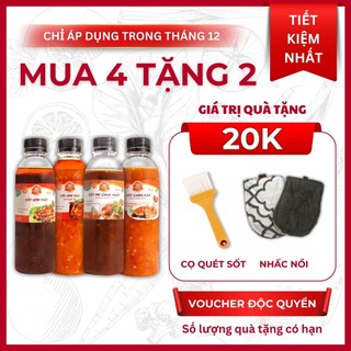  Combo Bữa Ăn Đủ Vị - Sốt Ướp Thịt Nướng BBQ 400G Sốt nướng muối ớt 400G,Sốt mắm ớt 400G,Sốt me 400G 