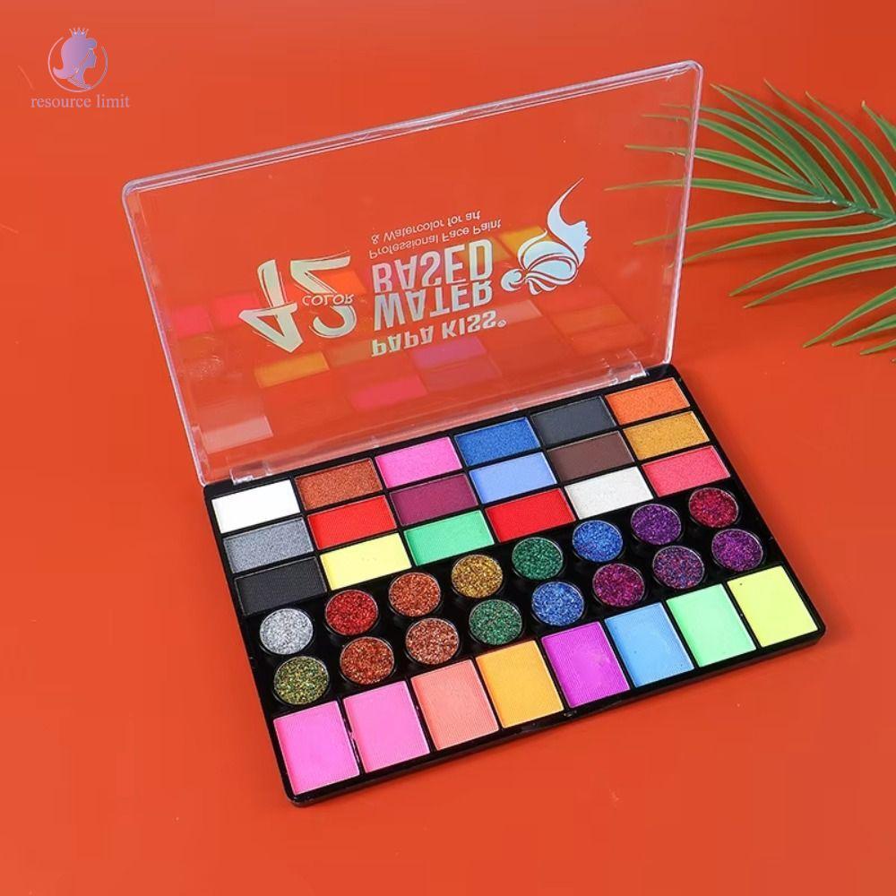 RESOURCE LIMIT Body Face Painting Kit, Trang điểm chống thấm nước Body Art Painting, Làm đẹp lâu trô