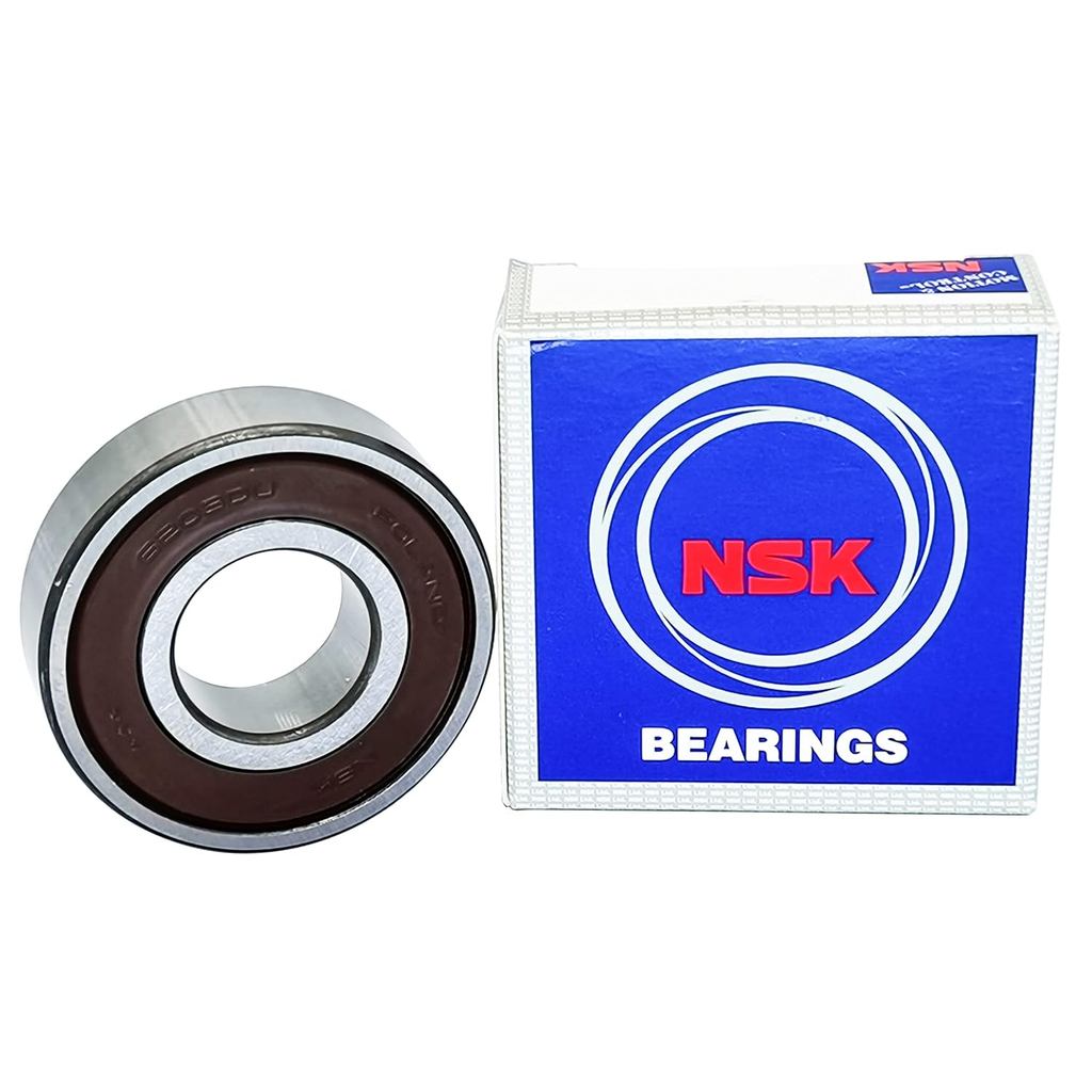 Vòng bi Nsk (2 gói) 6203-2RS 6203DDU 6203VV Vòng bi 17X40X12MM Lồng thép ép, Vòng bi rãnh sâu