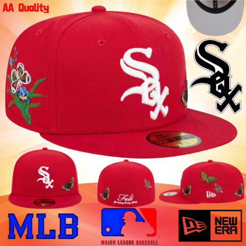 Mũ MLB - Mũ có vành - Chicago White Sox - Đỏ - Mũ tùy chỉnh