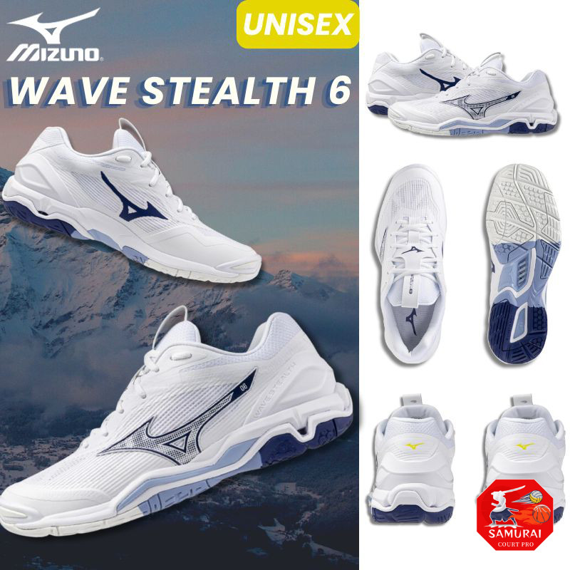 Mizuno Handball Shoes Wave Stealth 6 Club Wide Lightweight Indoor