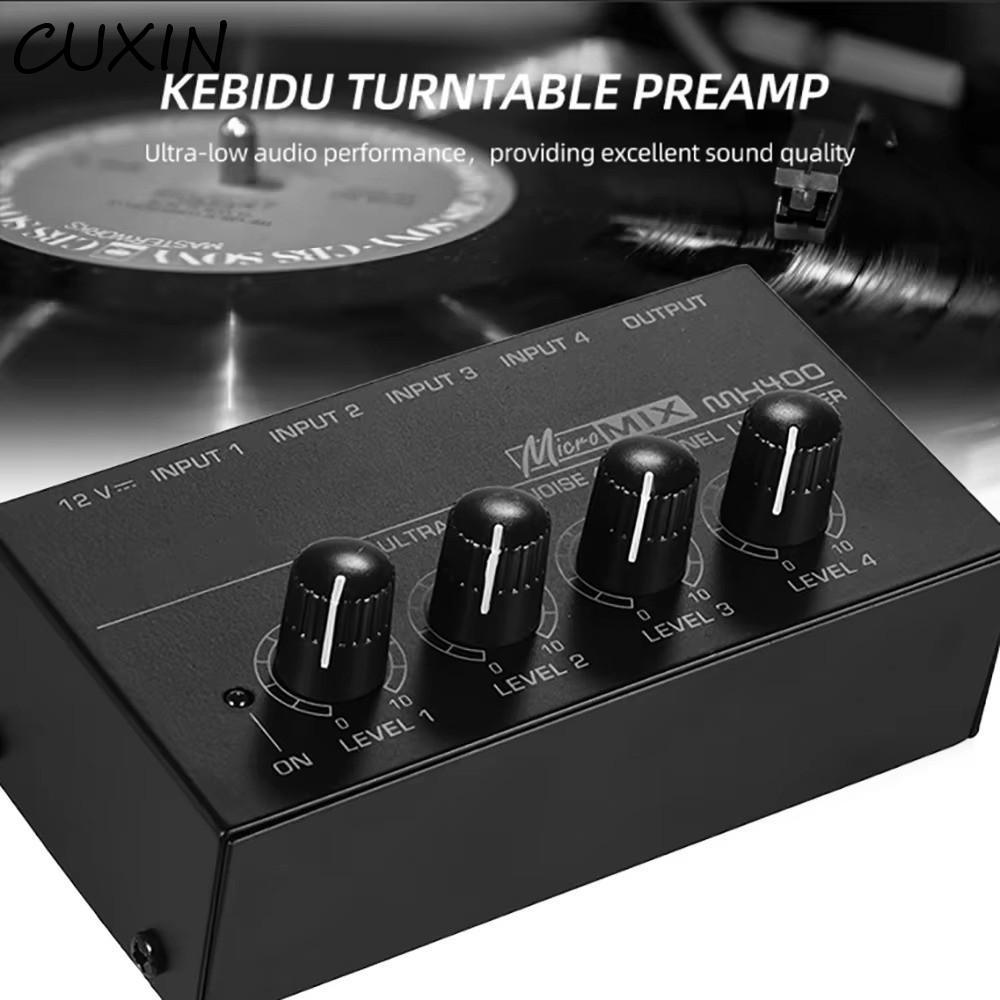 Bộ khuếch đại âm thanh siêu nhỏ CUXIN HA400, Bộ khuếch đại 4 kênh âm thanh nổi HA400 4 kênh, Bộ khuế