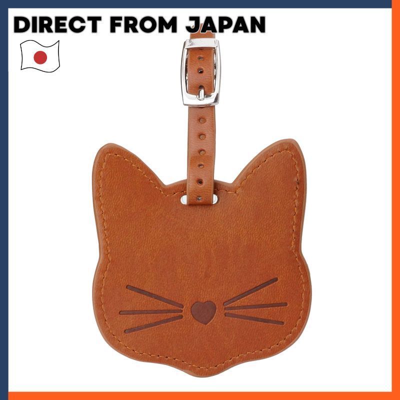 prendre Cat Name Tag Bag Tag Nameplate PU Leather Luggage Tag Suitcase Name Travel Sports Bag Childr