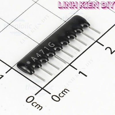 [10 Cái]- A09-471GP Điện Trở Thanh 9 Chân 470 Ohm 5% Linh Kiện DIY