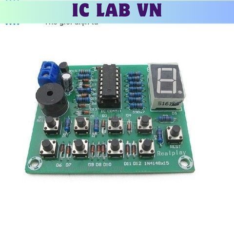 Module Tự Lắp Ráp CD4511 Ic Lab VN