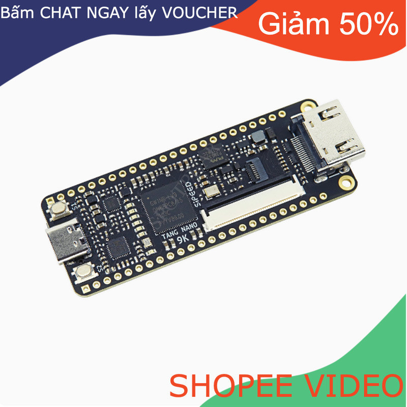 (Ship2Tuan) Sipeed GW1NR-9 Gaoyun FPGA đôi vải thiều bảng phát triển đường Lichee Tang Nano 9K