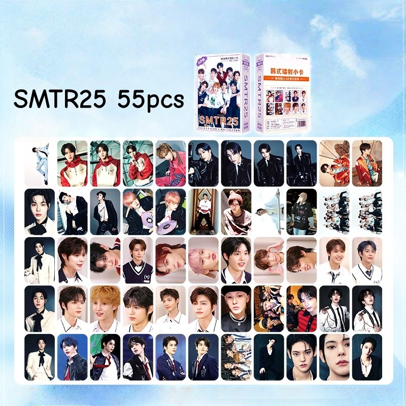Bộ 50-55 SMTR25 Laser Lomo Cards HARUTA HYUNDAI DANIEL HANBI JUSTIN NICHOLA KACHIN KASSHO HAMIN Ảnh 