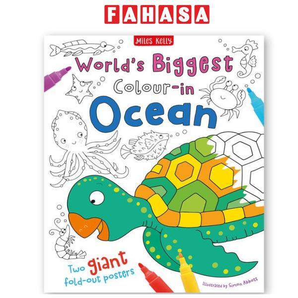 World's Biggest Colour-In: Ocean (2 Posters)