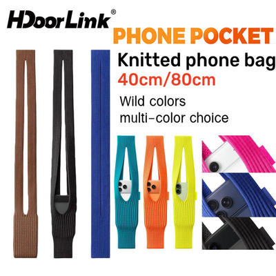 Túi đựng điện thoại HdoorLink Túi xách dệt kim đeo chéo cho tất cả các túi đeo vai điện thoại IOS 40 / 80cm Túi lưu trữ đa năng
