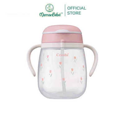 (MamanBébé chính hãng) Bình nước Combi LakuMug bước 6 dung tích 340ml Tuilip