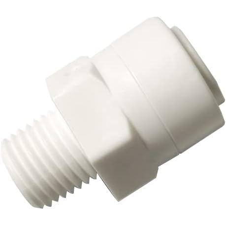 Đầu nối nhanh Malida 1 / 4 NPT Nam x 3 / 8 Ống OD, Lắp ống đẩy để kết nối cho hệ thống lọc nước RO /