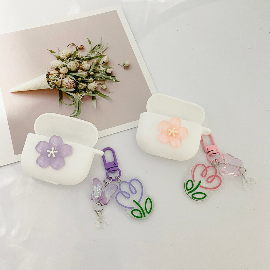 Vỏ hoa cho Soundcore V20i / V30i / P41i / AeroFit Pro / AeroFit 2 / AeroFit Pro Vỏ tai nghe silicon