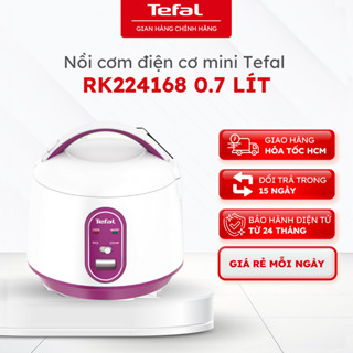 Nồi cơm điện cơ mini Tefal RK224168, 0.7L , 2in1 nấu-giữ ấm  | Chính hãng, BH 24 tháng [HOẢ TỐC]