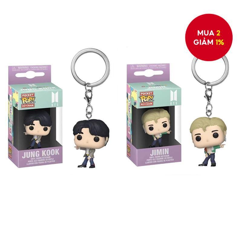 Móc khóa PVC nhân vật BT21 thời trang mới của Hàn Quốc, bao gồm JUNG KOOK, JIMIN, V, đồ chơi hình nh