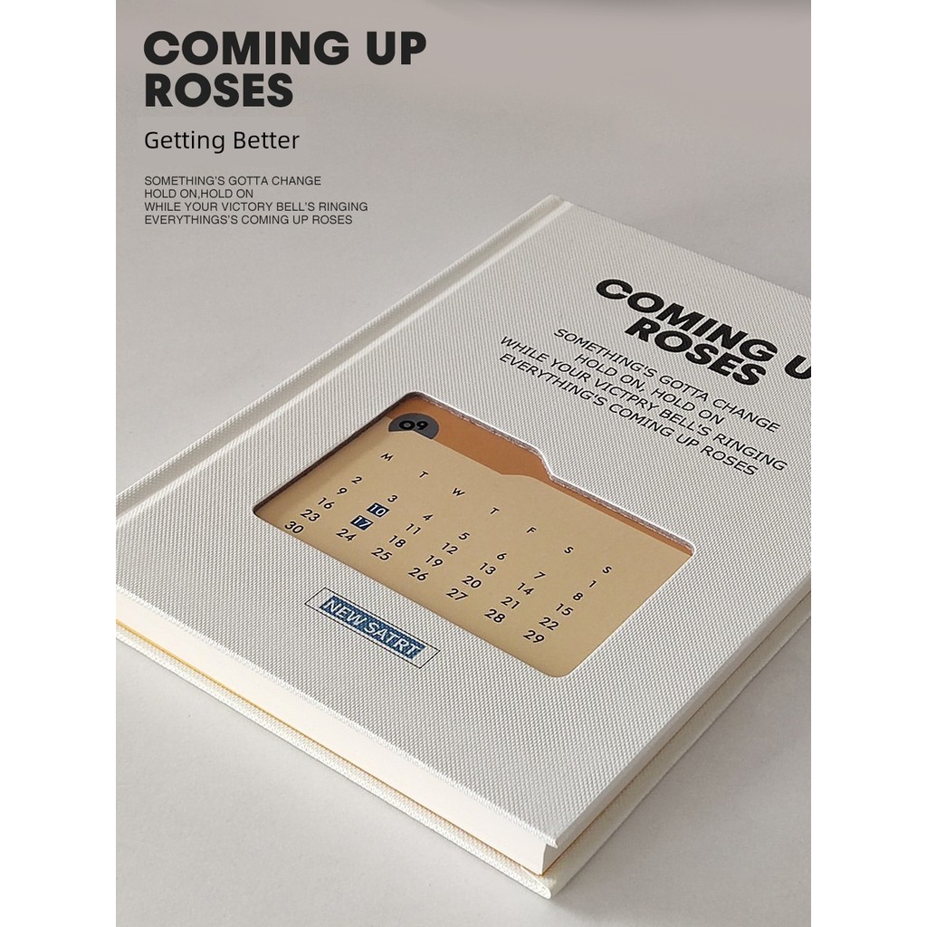 Time Open Things B6 Portable ins Notebook Creative Card Planner Trống Checkered Clock to do list