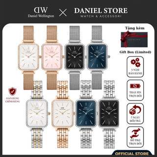 [Tặng Kèm Hộp Nơ] Đồng Hồ Nữ QUADRO LUMINE BEZEL 5-LINK 20mm x 26mm Chính Hãng - Đồng Hồ - DANIELSGWATCH.