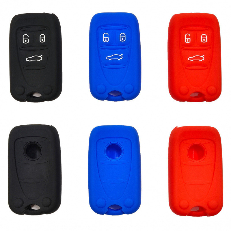 Thích hợp cho túi bảo vệ chìa khóa 3 nút điều khiển từ xa Alfa Romeo Vỏ chìa khóa silicon Alfa Romeo