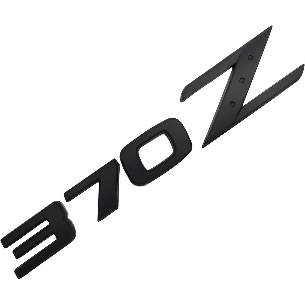 Huy hiệu cốp sau ô tô bằng kim loại 370Z, 370Z 3D Letter Tailgate Deck Hatch Sticker Biểu tượng cho 