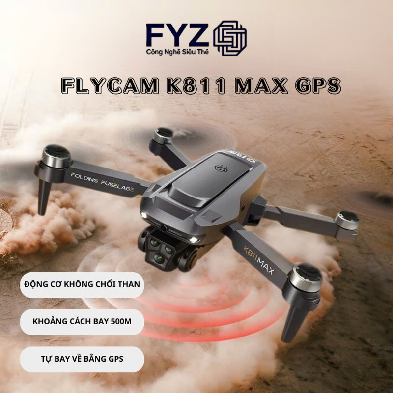 FLYCAM K811 PRO MAX GPS 2025 - ĐÍCH THỰC CHO NGƯỜI MỚI BẮT ĐẦU: CÔNG NGHỆ GPS THÔNG MINH