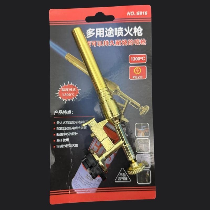 Khò Gas 8816 – Đánh Lửa Tự Động, Đầu Nòng Cách Nhiệt, Ngọn Lửa Nhọn Mạnh, Đa Di Năng, An Toàn & Tiện
