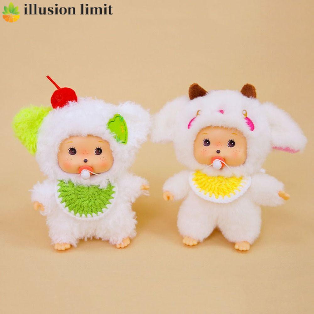 ILLUSION LIMIT Monkey Plush Doll PP Cotton Quà tặng sinh nhật sáng tạo