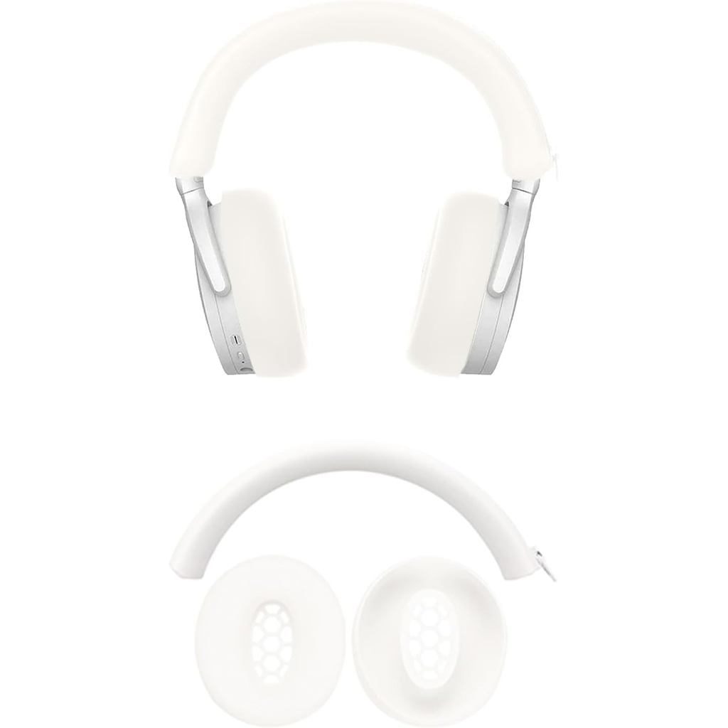 [2 Bộ] Dành cho Vỏ bọc Sennheiser HD 450BT, Vỏ bảo vệ silicon NOUKAJU, Phụ kiện tai nghe, Miếng đệm 